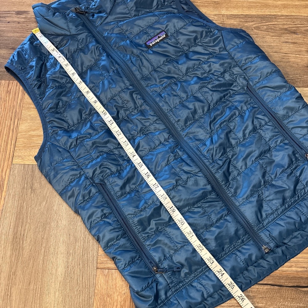 Patagonia Mens Nano Puff Vest Lagom Blue Puffer Jacket S NEW - Picture 9 of 9